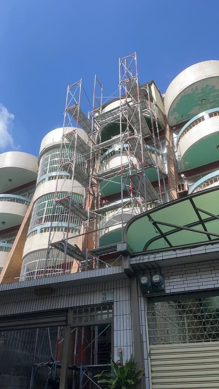 高雄外牆翻修鷹架架設